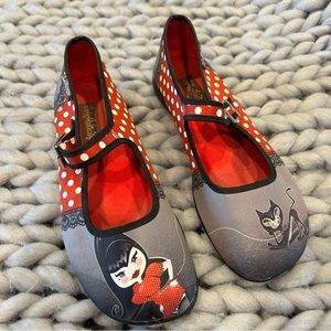Hot Chocolate Design Mary Jane Flats
